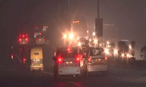 Visual from Delhi. (ANI)