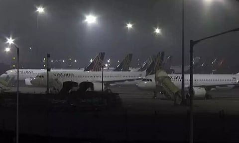 An Air India pilot saw the intruder while parking his aircraft (ANI)