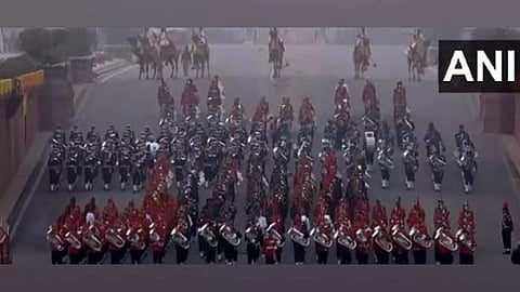 'Beating Retreat' ceremony at Vijay Chowk in Delhi (ANI)