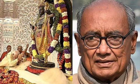 'Pran Pratishtha' ceremony held in Ayodhya on January 22; Congress leader Digvijay Singh