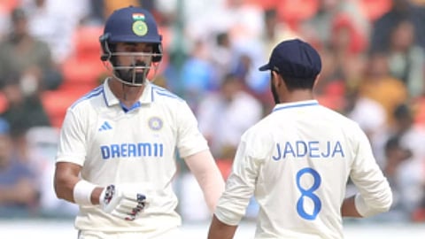  Ravindra Jadeja and K L Rahul 