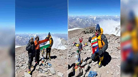 SDRF constable Rajendra Singh Nath conquers Mt Aconcagua (ANI)