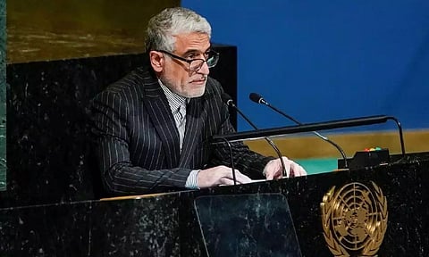 Iran’s Ambassador to the United Nations Amir Saeid Iravani (Reuters)