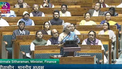 Finance Minister Nirmala Sitharaman (Screengrab)