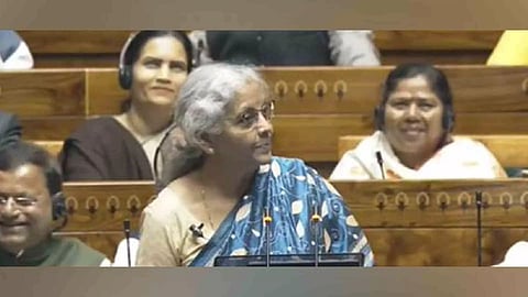 Union Finance Minister Nirmala Sitharaman. (Photo: Sansad tv)