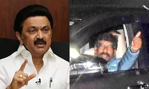 TN CM M K Stalin; Hemant Soren (PTI)
