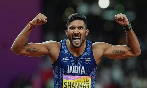 Commonwealth Games medallist Tejaswin Shankar (PTI)