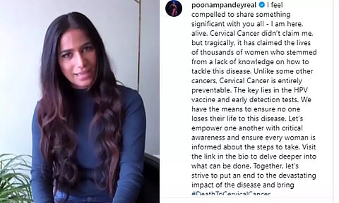 Actor-model Poonam Pandey. (IANS)