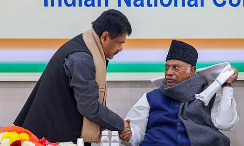 Congress president Mallikarjun Kharge (PTI)