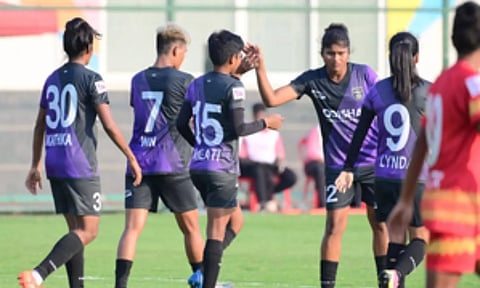 Odisha FC in Action (IANS)