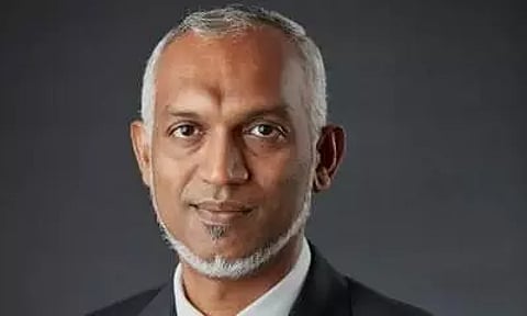 Maldivian President Mohamed Muizzuon