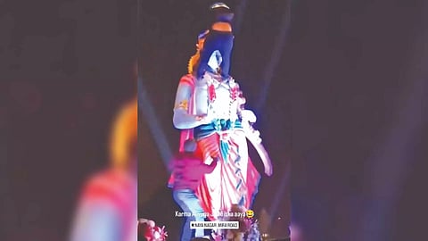 Visuals were shared as footage related to the Mira Road clash