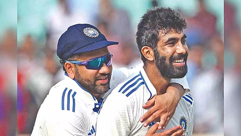 Rohit Sharma and Jasprit Bumrah