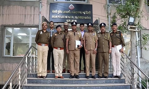 Sri Lanka Police delegation visits Delhi Police training centre (ANI)