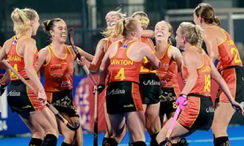 The Netherlands women's hockey team (IANS)