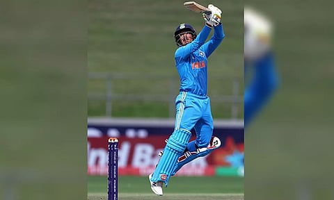 Indian skipper Uday Saharan (ICC X)