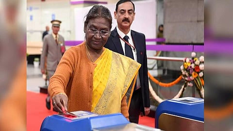 President Droupadi Murmu (X/@rashtrapatibhvn)