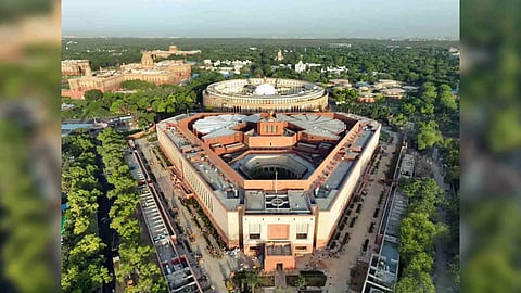 Aerial view of Parliament building (Photo/ANI)