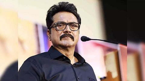  Popular Tamil actor and founder president of All India Samathuva Makkal Katchi (AISMK), R. Sharath Kumar