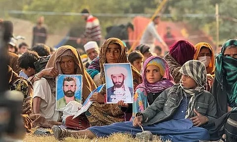 Baloch protest in Islamabad (Image Credit: X/BalochYakjahtiCommittee-Kech)