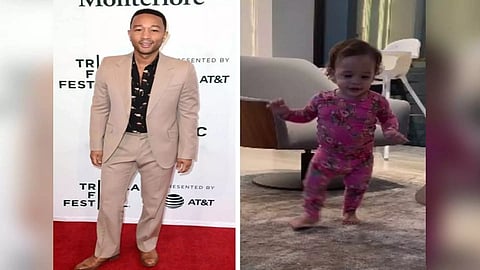 John Legend with daughter Esti (Instagram)