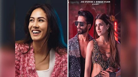 Mira Kapoor and poster of Teri Baaton Mein Aisa Uljha Jiya (Instagram)