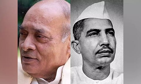 Former PM PV Narasimha Rao (L) and Chaudhary Charan Singh (R) (ANI)