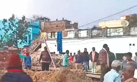 A false communal spin was being given to a land dispute.