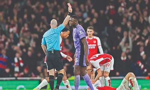 According to The Guardian, the blue card would mean the player would be out of the field – sent to the ‘sin bin’ - for 10 minutes.