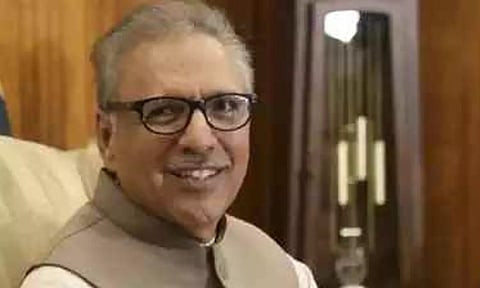 Pakistan President Dr Arif Alvi (IANS photo)