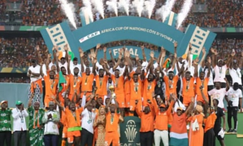 Ivory Coast celebrated a victory (IANS)