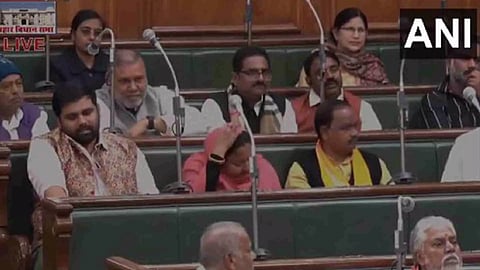 3 RJD MLAs sit on government side ahead of trust vote of Nitish government