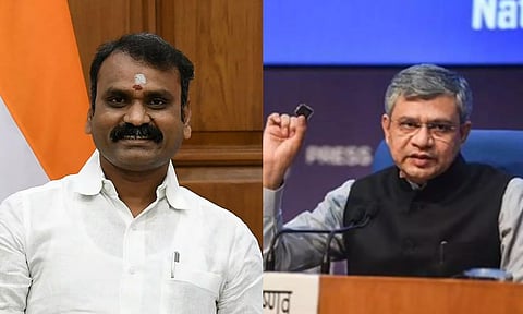 Union ministers Vaishnaw from Odisha, L Murugan