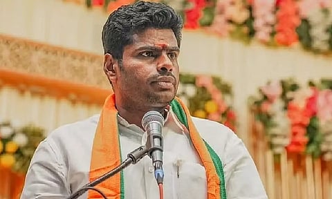 State BJP president K Annamalai