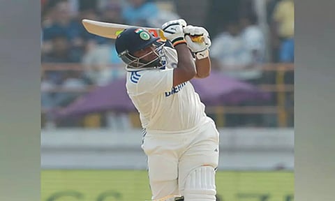 Sarfaraz Khan in action (ANI)