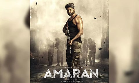 Sivakarthikeyan in 'Amaran' poster 
