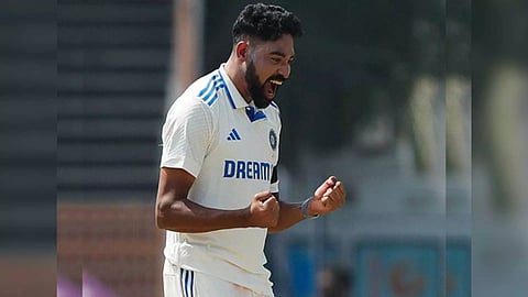 Mohammed Siraj in action. (Photo- BCCI/X)