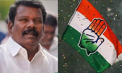 K Selvaperunthagai (left)