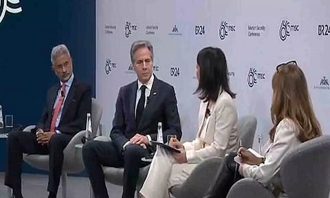 S Jaishankar at the panel discussion (X)