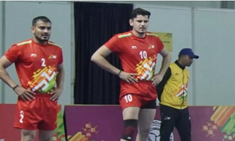 Kabaddi player of Khelo India University Games Ashtalakshmi 2023 (IANS)