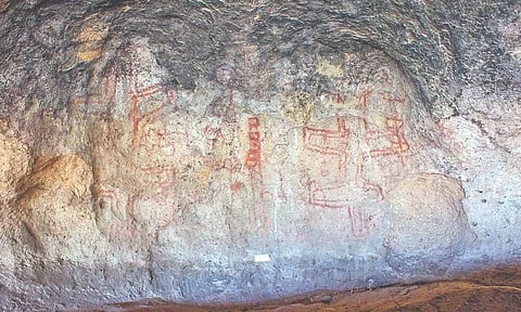 In Patagonia, archaeologists found some motifs that appeared far earlier than others