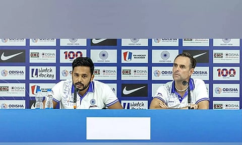 Harmanpreet Singh and Craig Fulton