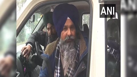 Sarwan Singh Pandher, general secretary, of Punjab Kisan Mazdoor Sangharsh Committee. (Photo/ANI)