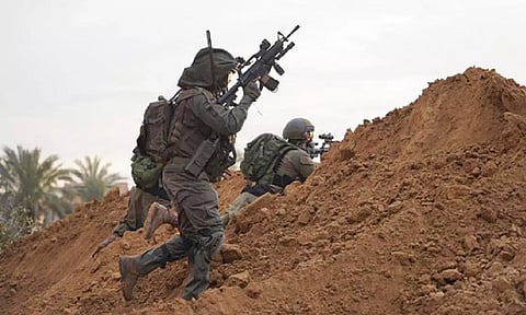 Israeli soldiers in the Gaza (ANI)