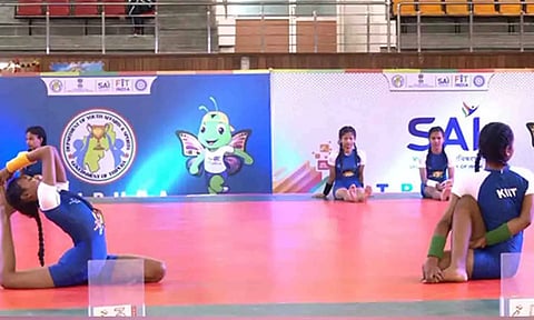 Visual from Yogasana competition (ANI)