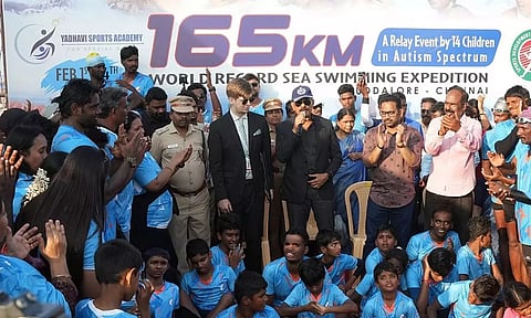 Children of Yadhavi Sports Academy for Special Needs (Photo: X/@YadhaviSports)