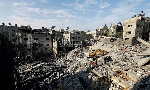 Visual from the Gaza Strip amid Israeli operation (Reuters)