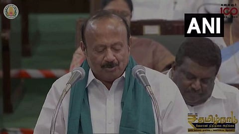 Tamil Nadu Minister for Agriculture and Farmers Welfare, MRK Panneerselvam (Photo/ANI)