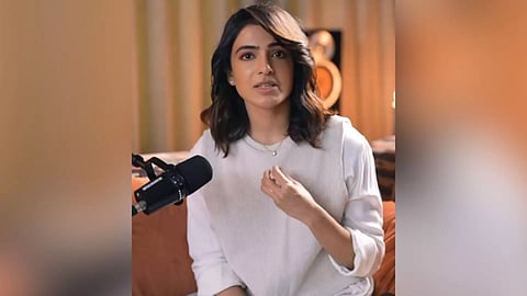 Samantha in her podcast.