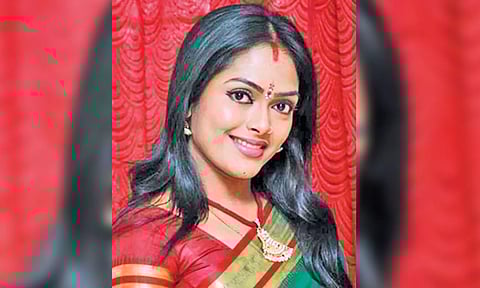 Television actor and BJP functionary Jayalekshmi (Daily Thanthi)